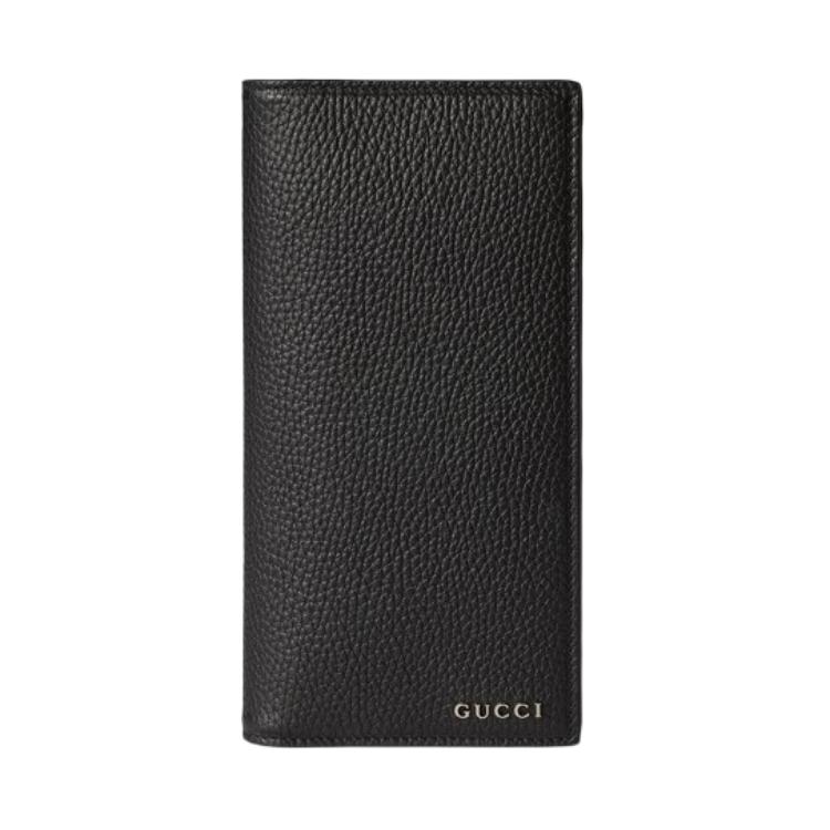 

Кожаный кошелёк унисекс чёрный GUCCI