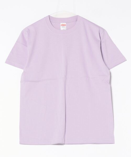 

VIBGYOR Футболка с коротким рукавом, 5.6 унций (около 159 г), однотонная, United Athle, светло-фиолетовый