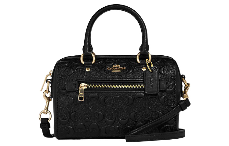 

COACH Сумка бостон Rowan Iconic Smooth Calfskin мини женская черная