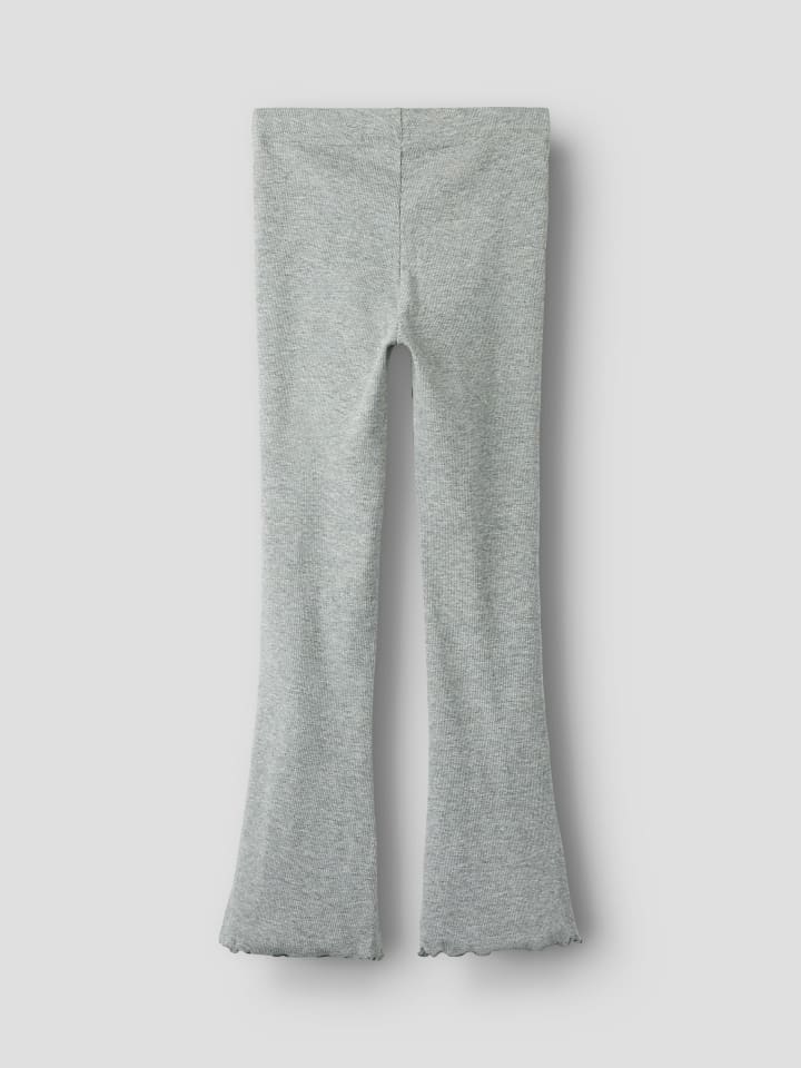 Name it Леггинсы NKFNAKAL BOOTCUT LEGGING серого меланжевого цвета — фото 2
