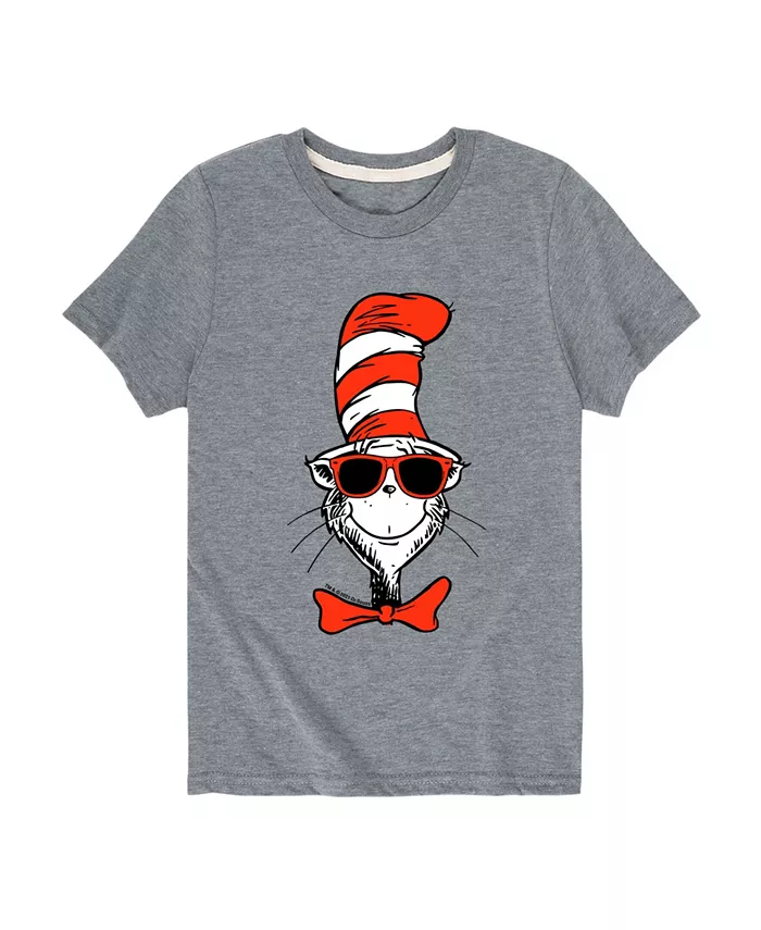 

Футболка с принтом "Кот в шляпе" для мальчиков Toddler Boys Cat In the Hat Graphic T-Shirt Dr. Seuss, серый
