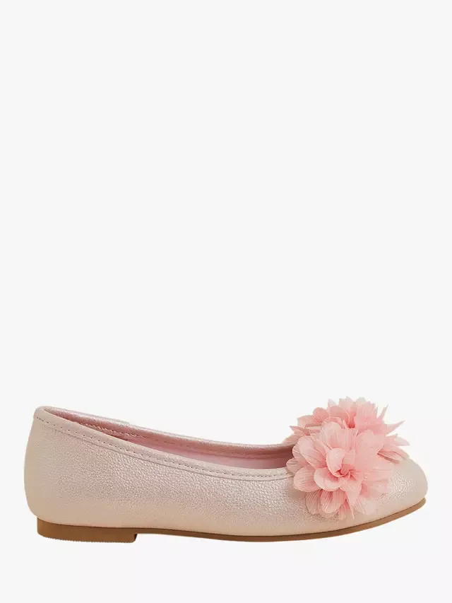 Детские балетки с цветочным орнаментом, розовые Angels by Accessorize