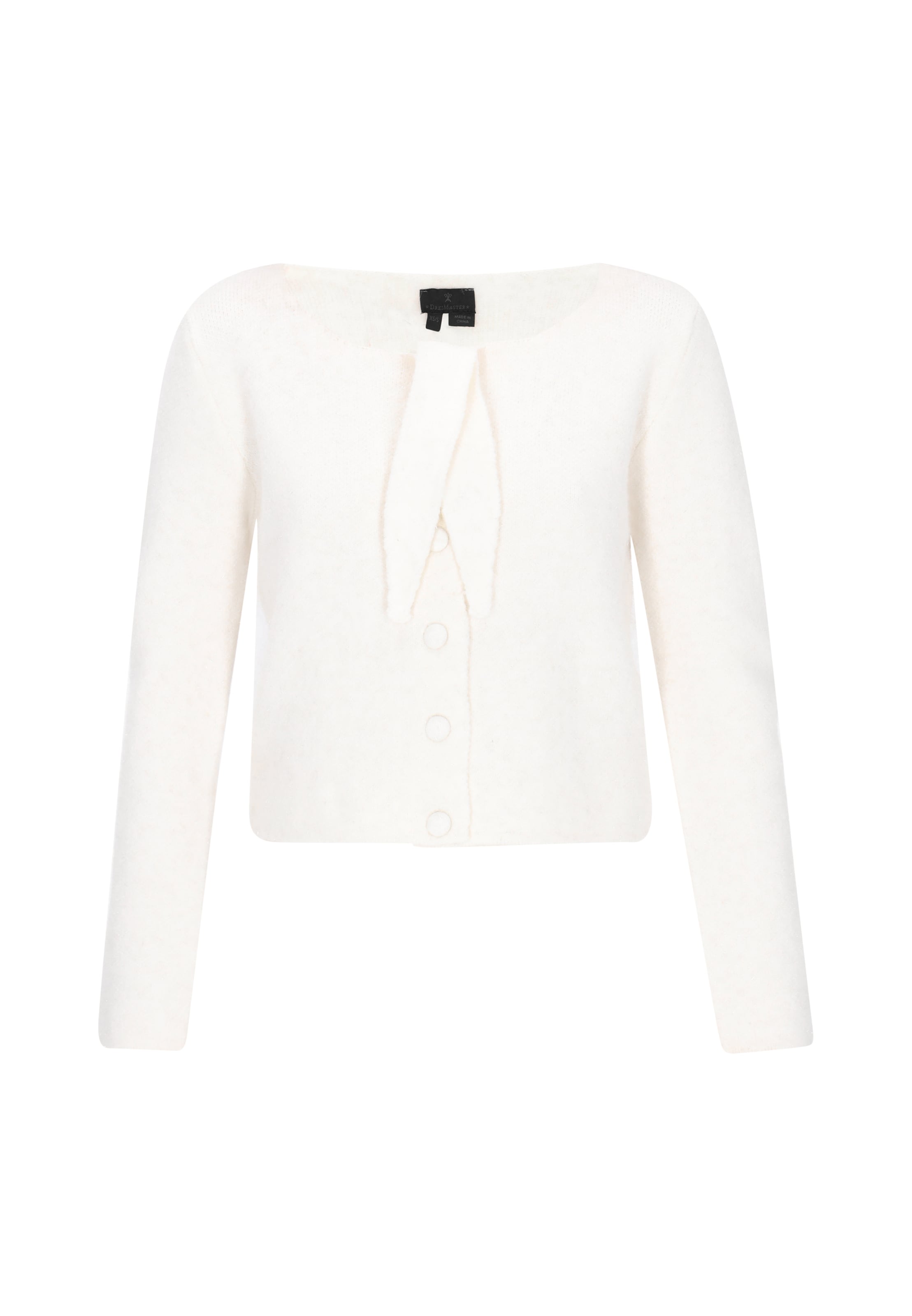 

DreiMaster Klassik Кардиган из трикотажа в цвете off white