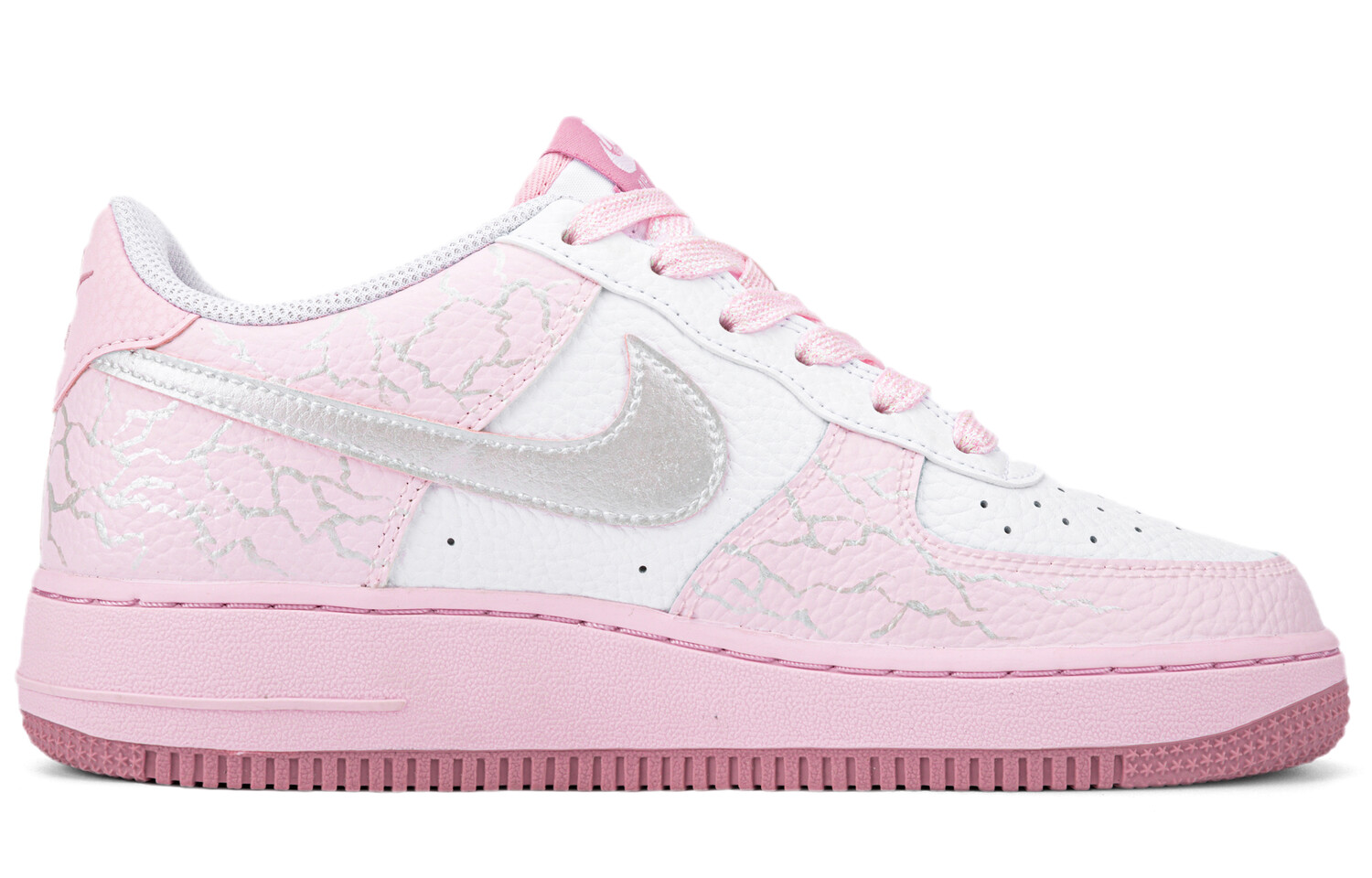 

Кроссовки Nike Air Force 1 Skateboard Shoes Women's Low-Top White Pink