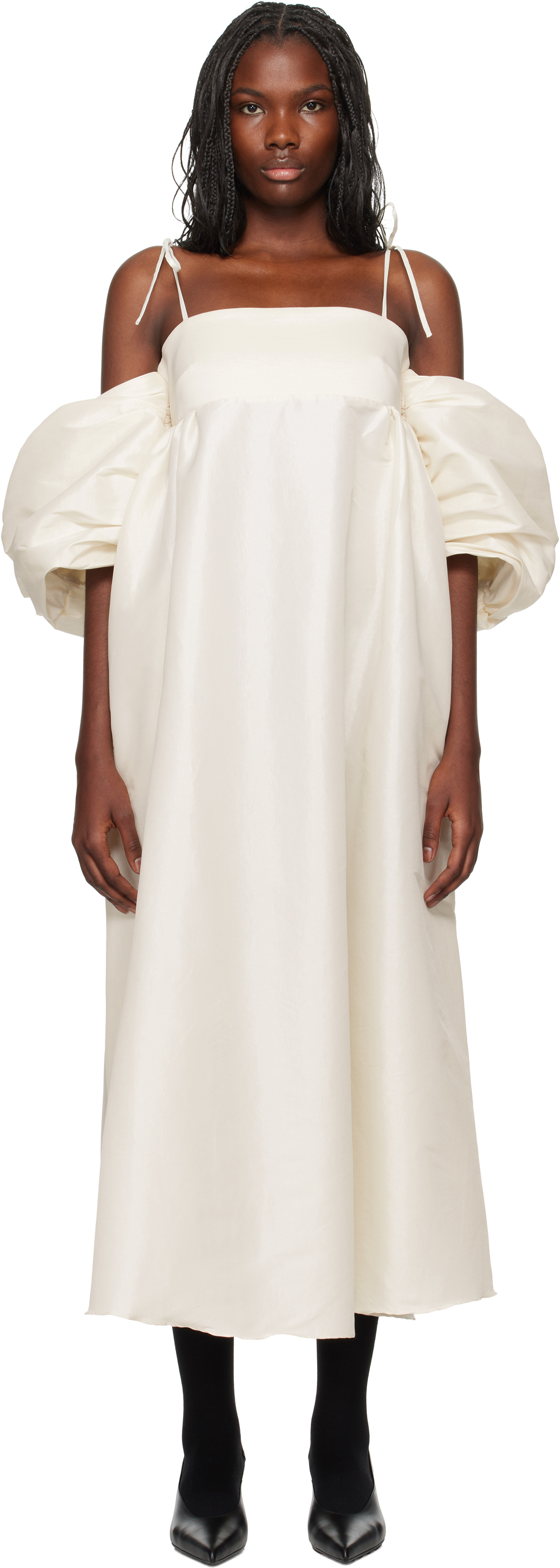 

Платье-миди Roberta Off-White Kika Vargas