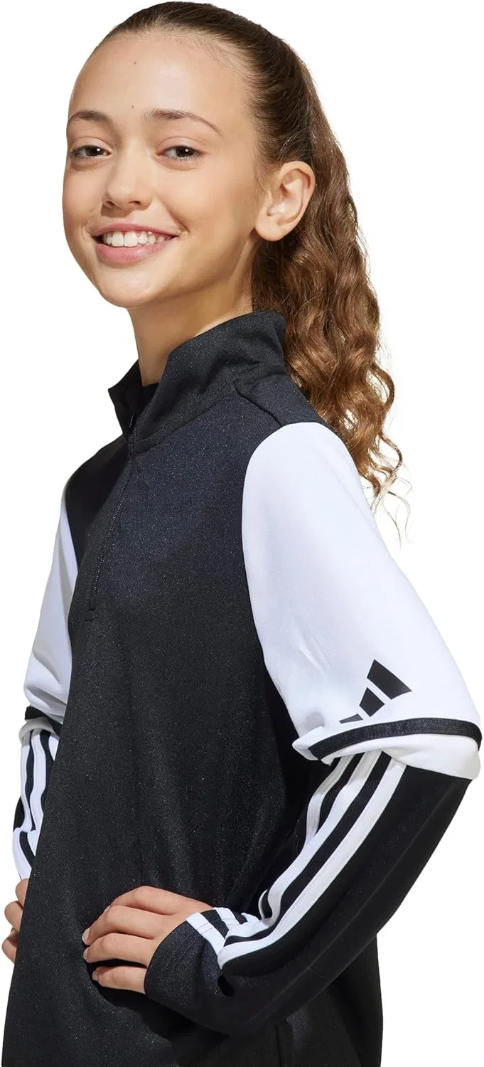 Тренировочная футболка adidas, детская, Black/White — фото 4