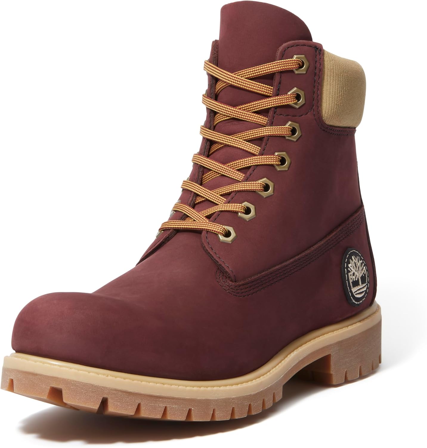 

Мужские ботинки Timberland Premium 15 см водонепроницаемые, бордовый