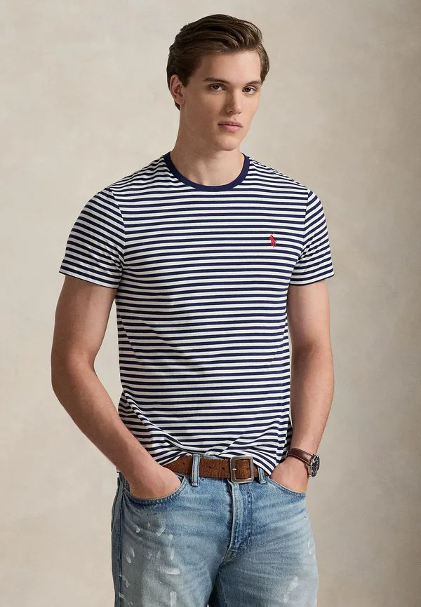 Футболка с коротким рукавом и принтом Polo Ralph Lauren, Newport Navy/White