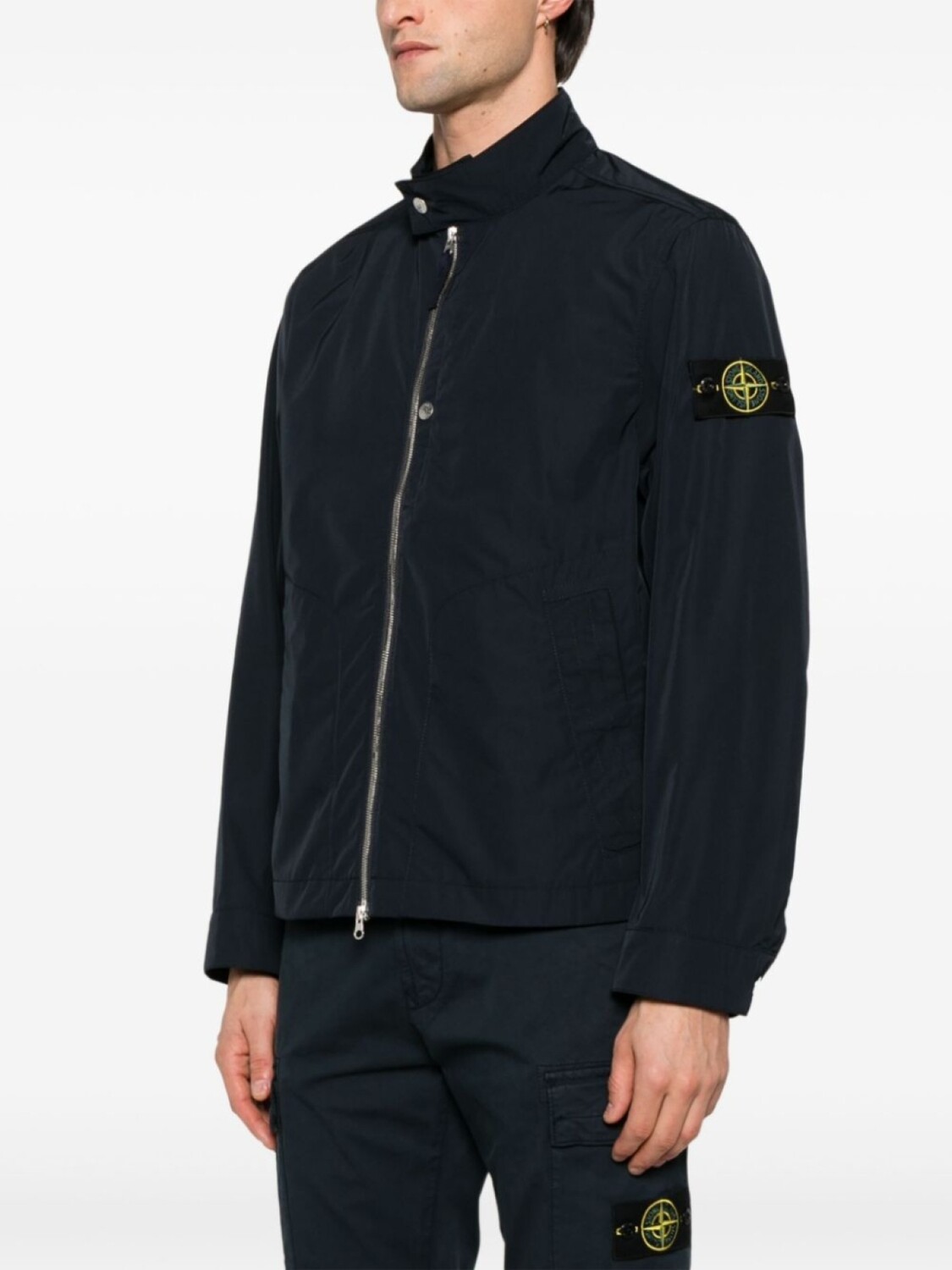 Куртка с эмблемой Stone Island Compass, синий — фото 3