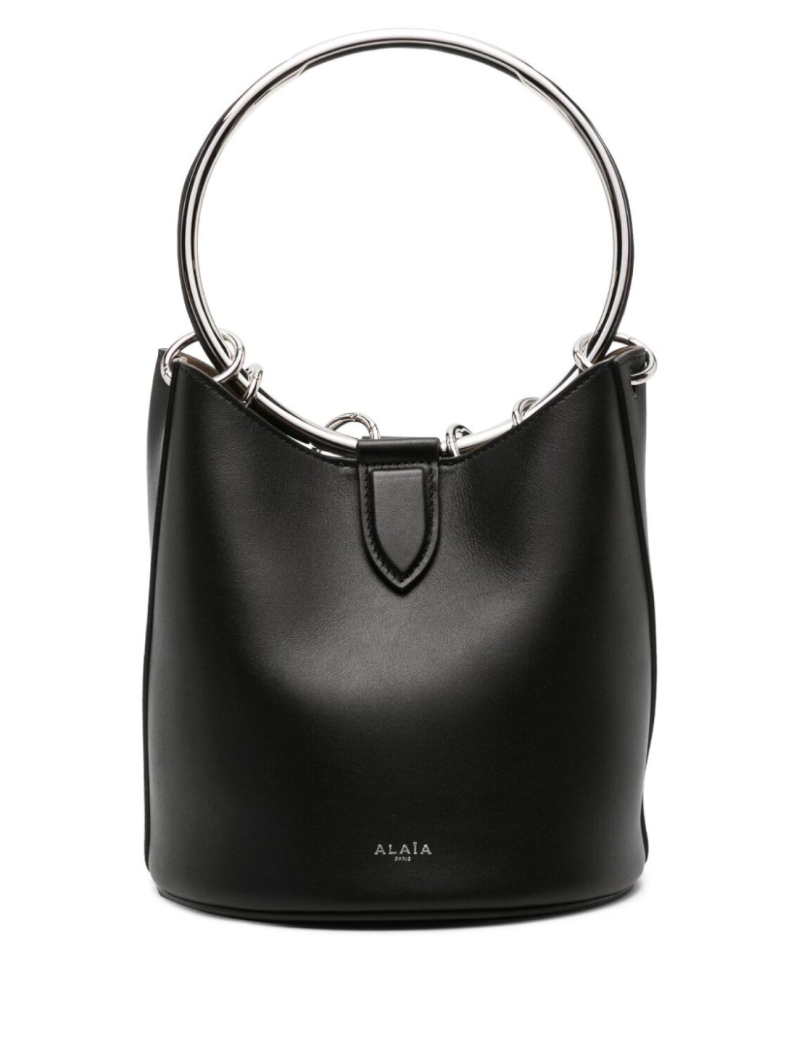 

Alaïa сумка-ведро Ring среднего размера, черный