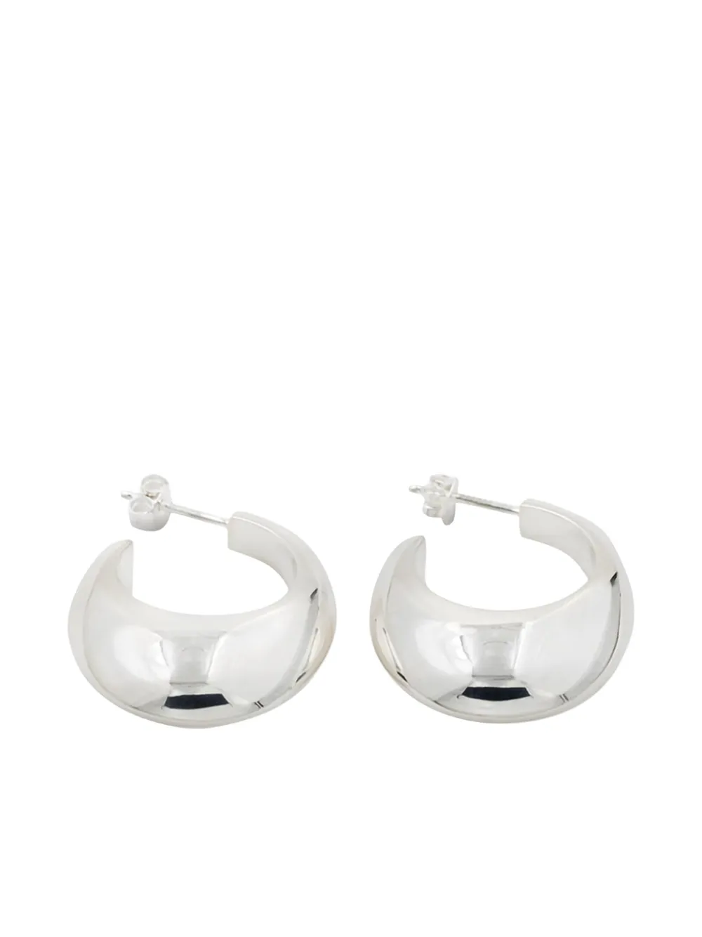 

Серьги-кольца с полированной отделкой RAGBAG STUDIO, серебряный