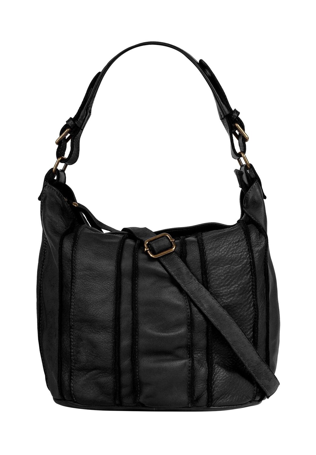 

Шопер, натуральная кожа, сделано в Италии Samantha Look, черный