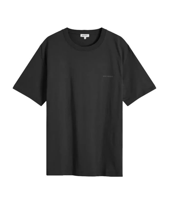 

Минималистичная футболка с логотипом, черная Norse Projects, черный