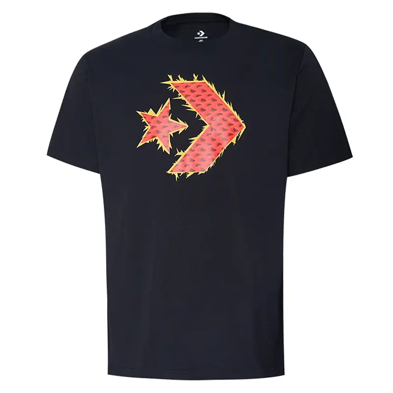 

Converse Футболка мужская черная, Черный, Converse Футболка мужская черная