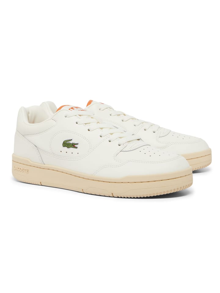 

Кроссовки на шнуровке Lacoste, белый