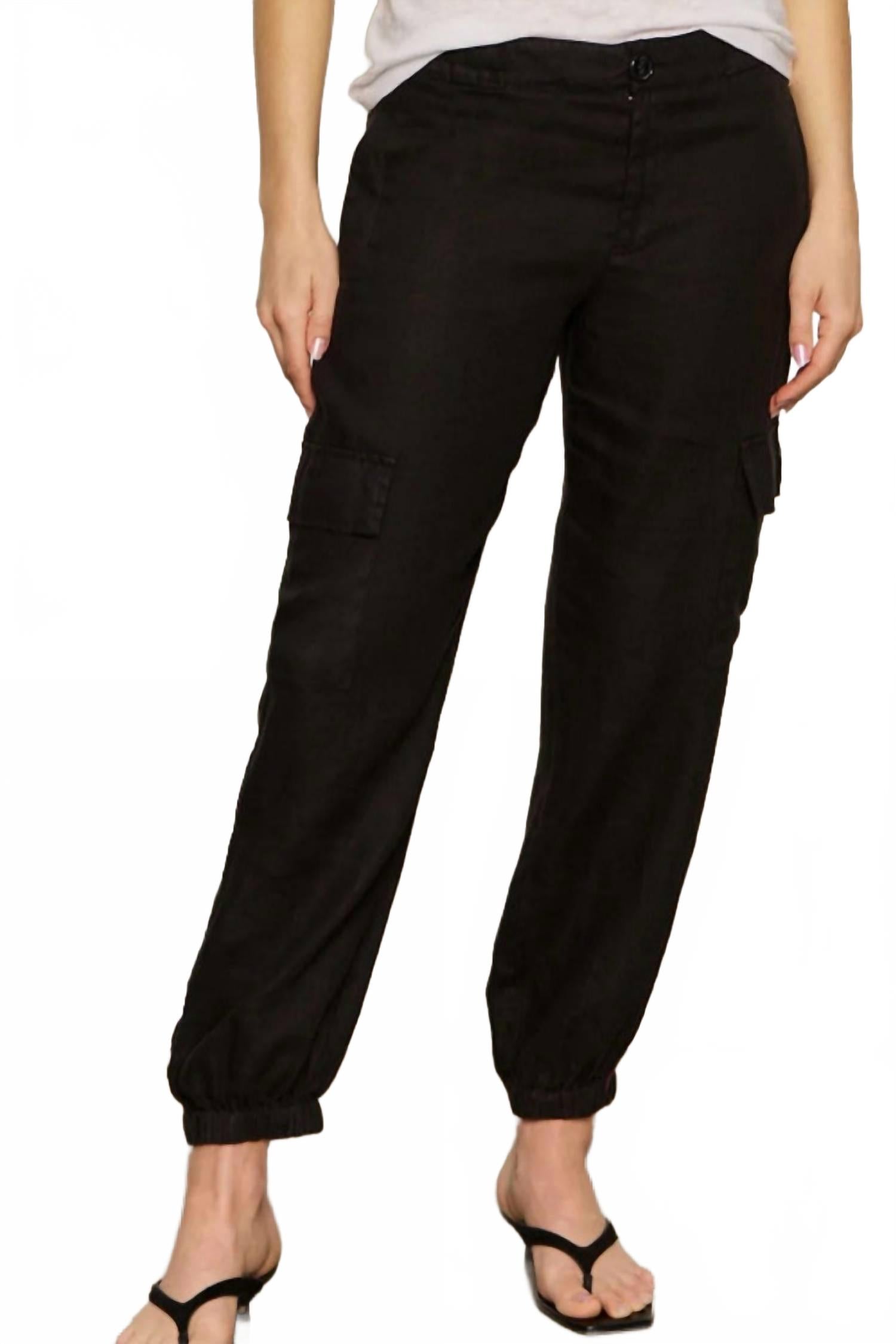 

Льняные джоггеры Take Over черного цвета Sanctuary, черный