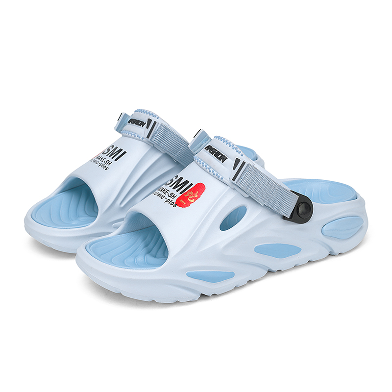 CAMOSI Пляжные сандалии унисекс бело-голубые, цвет White Blue — фото 3