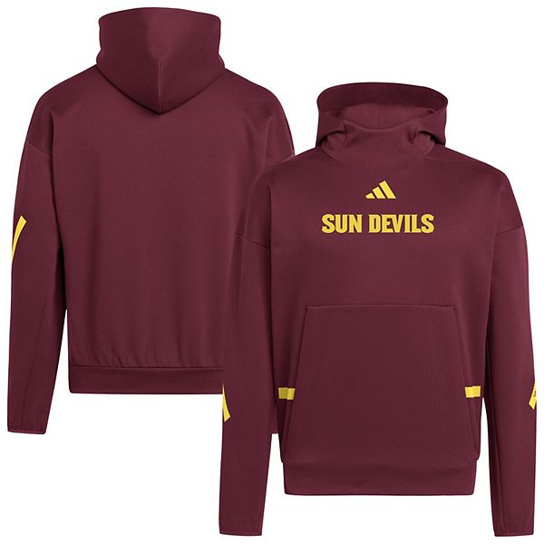Мужской бордовый худи arizona state sun devils zne Adidas
