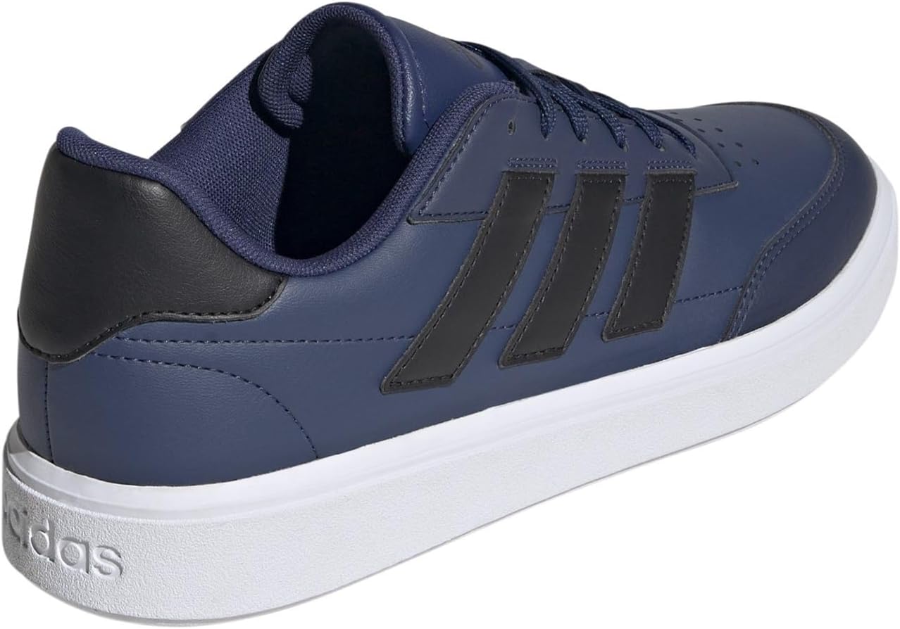 Мужские кроссовки Adidas Courtblock, белый/черный/синий/темно-синий — фото 4