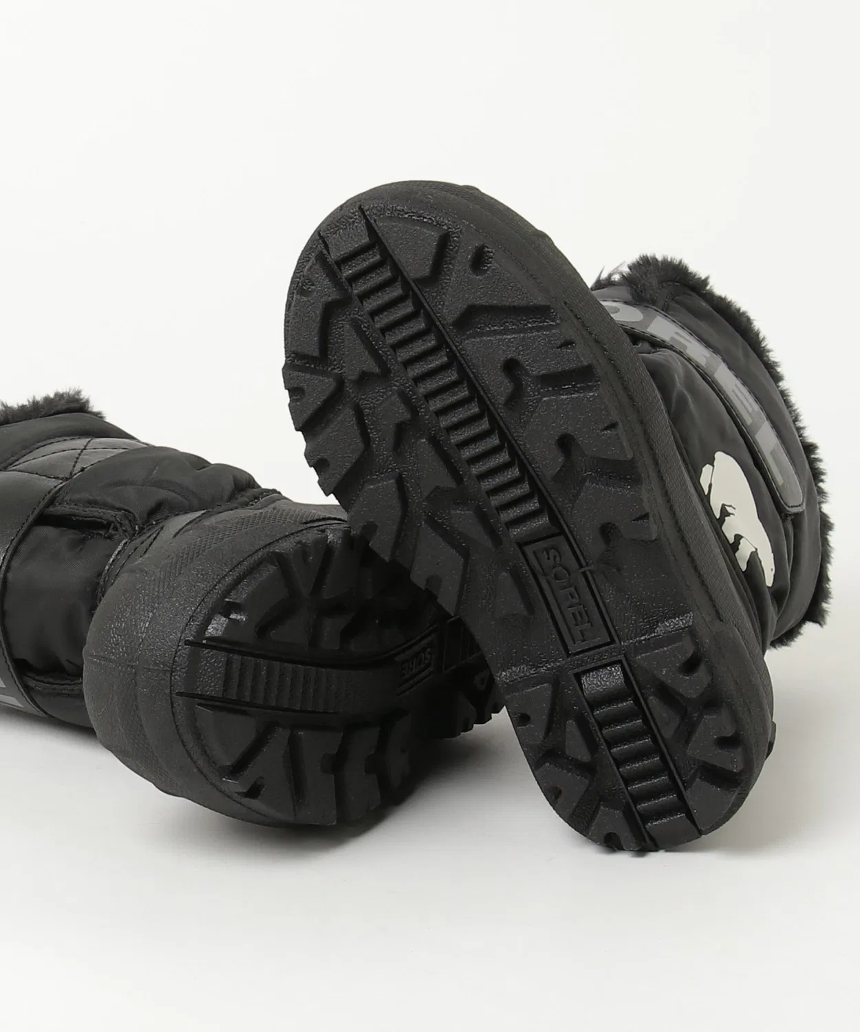 Детские снежные ботинки Sorel с технологией HydroGuard, чёрные — фото 3