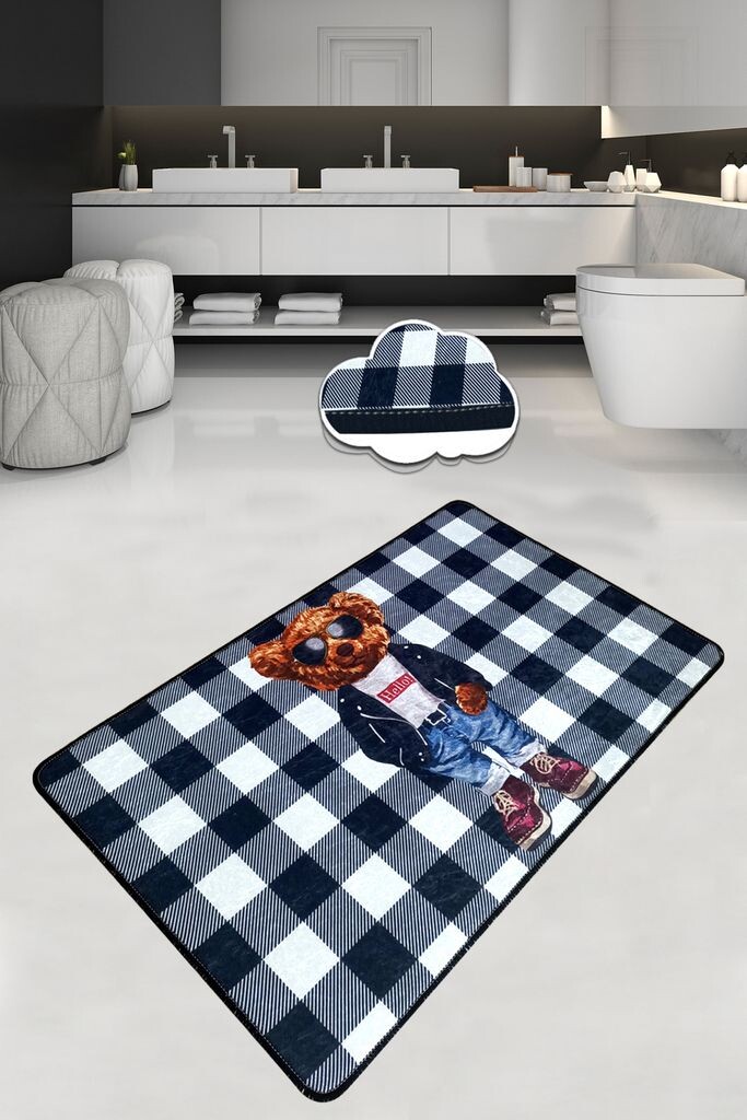 

Mijolnir, Heat- CHL4463, Colorful, коврики для ванной, 700 г/м², 100% бархатная ткань, мультиколор