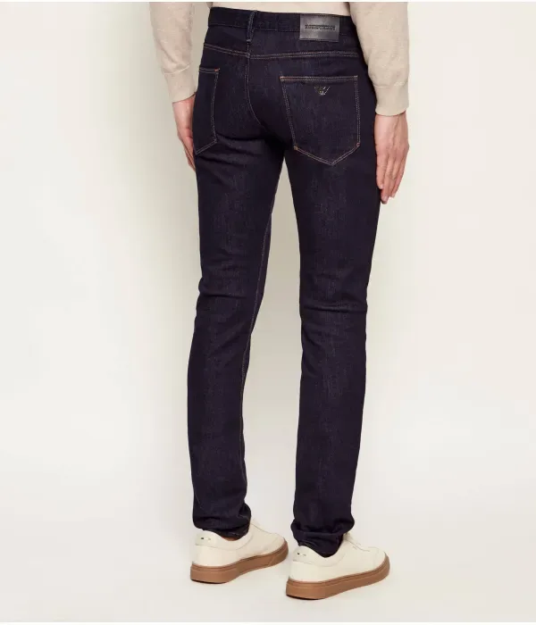 Джинсы j06 slim fit Emporio Armani, темно-синий — фото 4