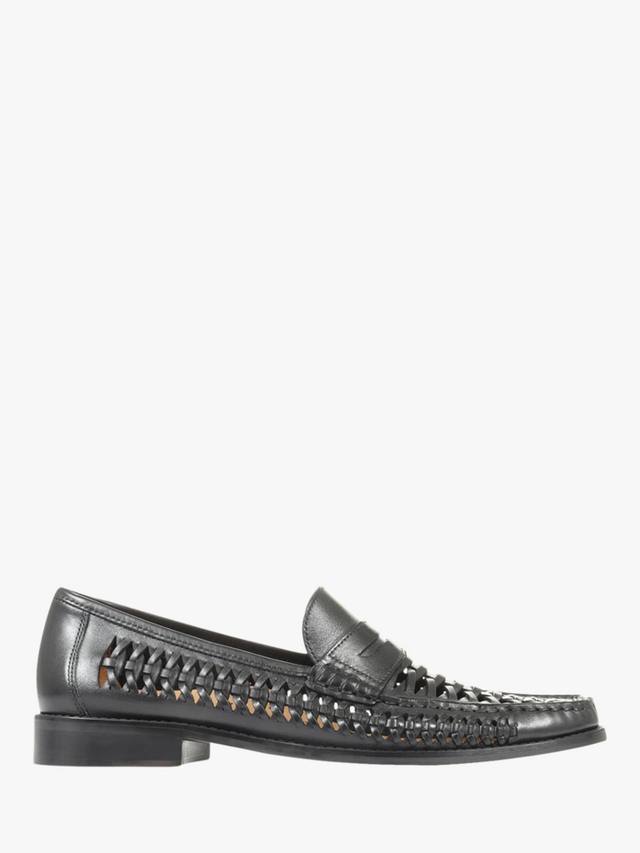 

Riverside плетеные кожаные лоферы Jones Bootmaker, Black