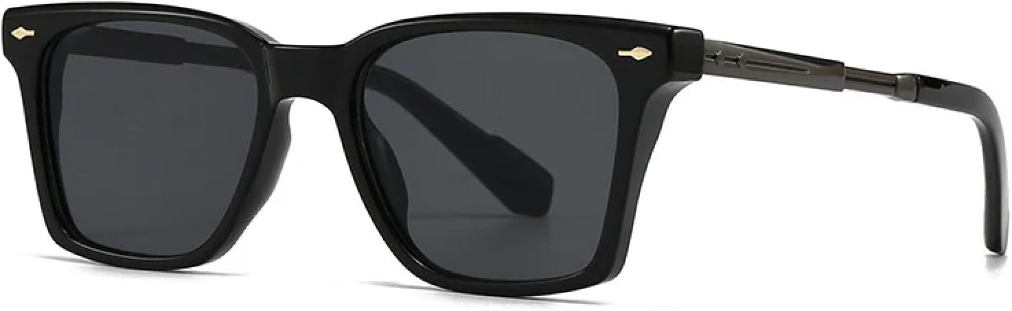 

Ретро женские солнцезащитные очки класса люкс с заклепками, модные мужские солнцезащитные очки с градиентным переходом цвета, солнцезащитные очки UV400 TVTBBVV, Black Grey