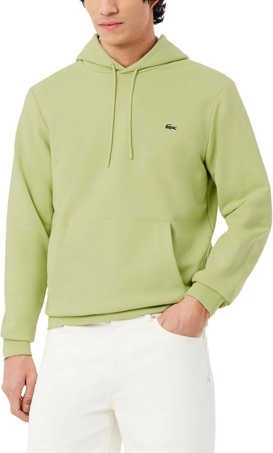 Мужская хлопковая флисовая толстовка Lacoste, Birch