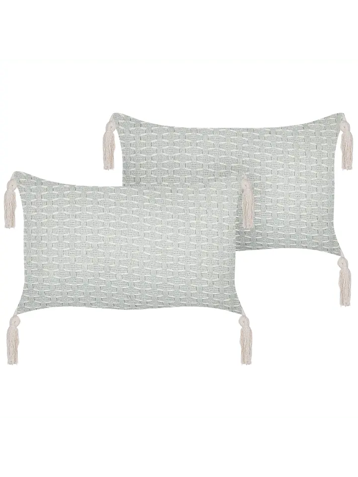

Декоративная подушка Beliani 2er Set Deko HAKONE, цвет grün/beige