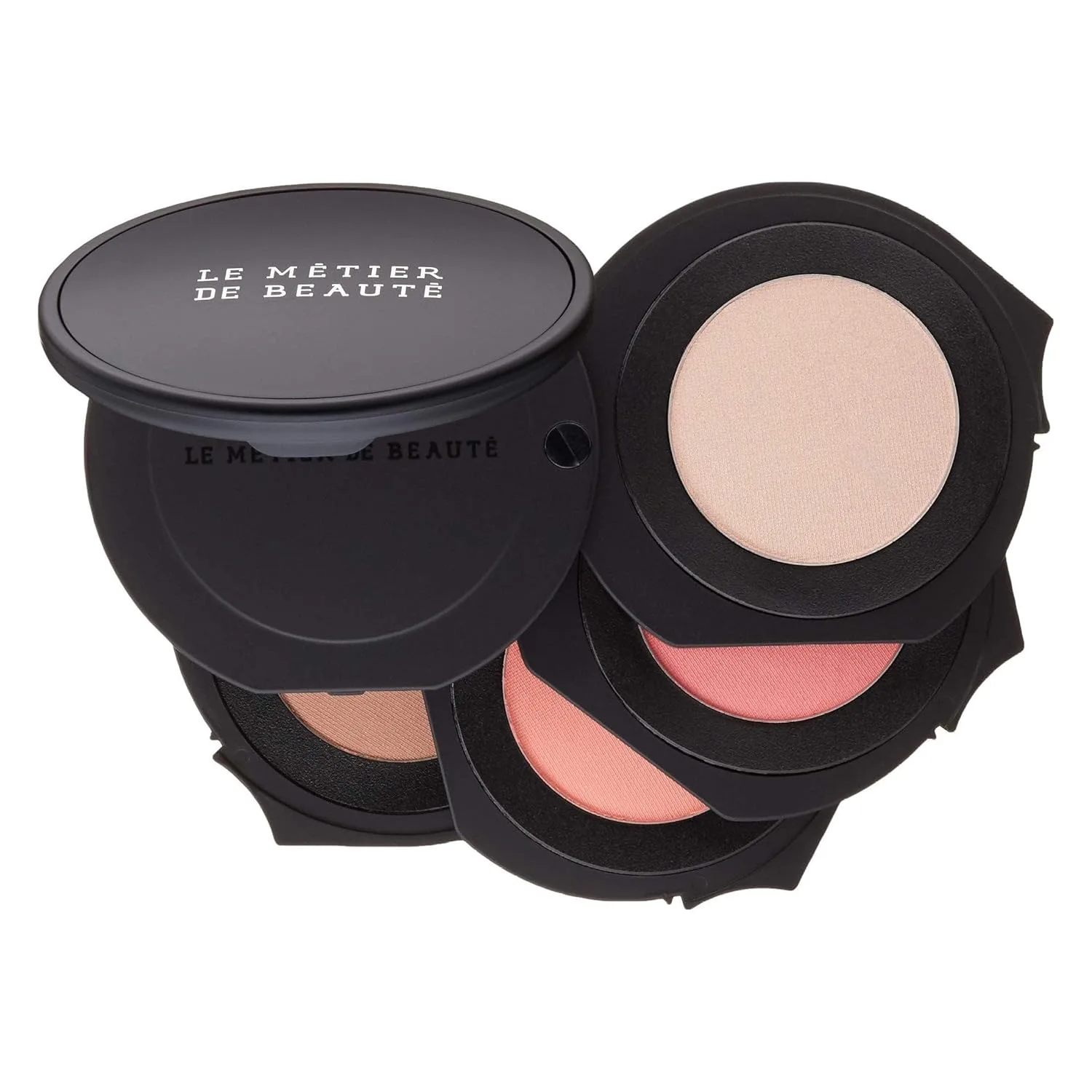 MĒTIER Blush Kaleidoscope, набор из 4 цветов - бархатистая текстура, высокая пигментация и легкость растушевки Le Metier De Beaute, Beige,Pink