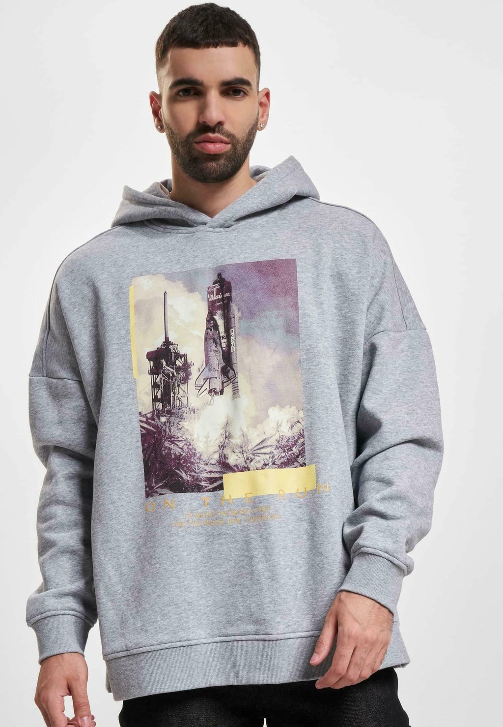 

Толстовка LAUNCH con cappuccio Dangerous DNGRS, серый
