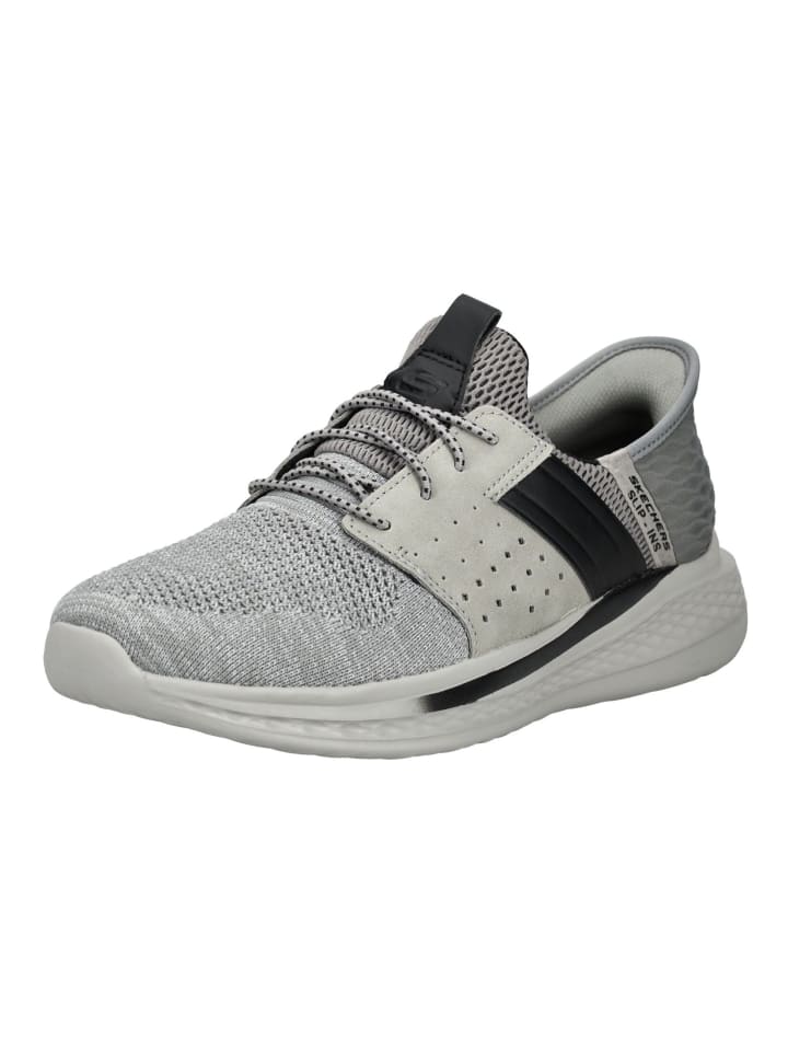 

Кроссовки на шнуровке Skechers, серый