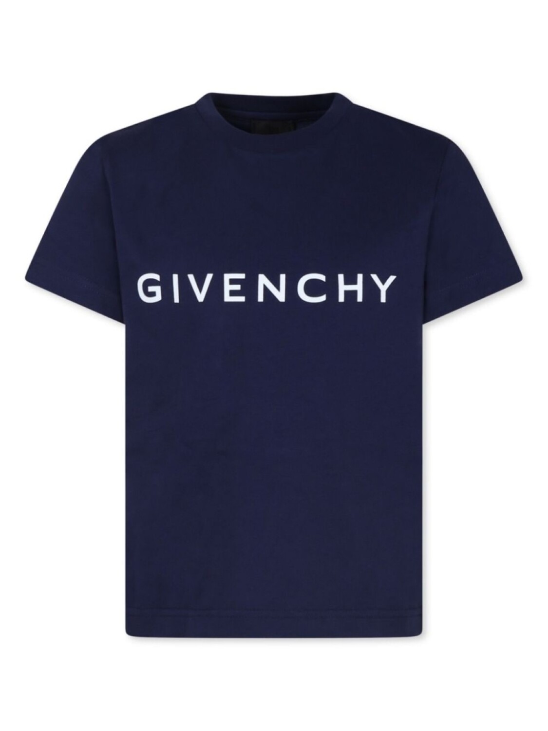

Givenchy Kids футболка из органического хлопка с логотипом, синий