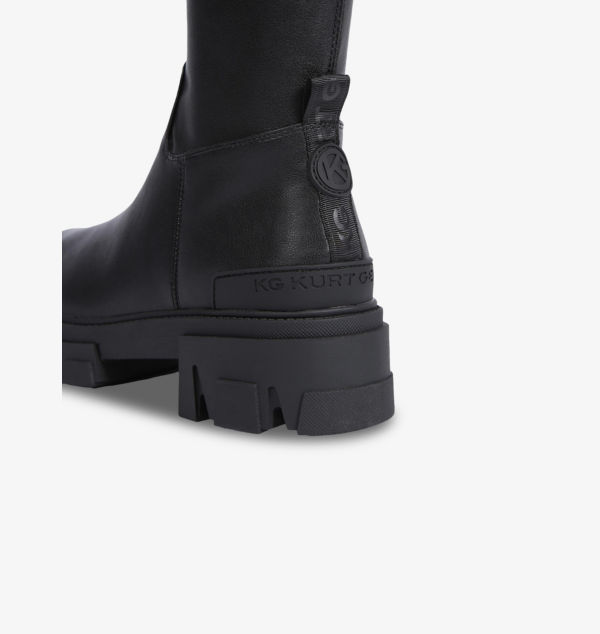 Сапоги Trekker sock2 из искусственной кожи высотой до колена Kg Kurt Geiger, черный — фото 3