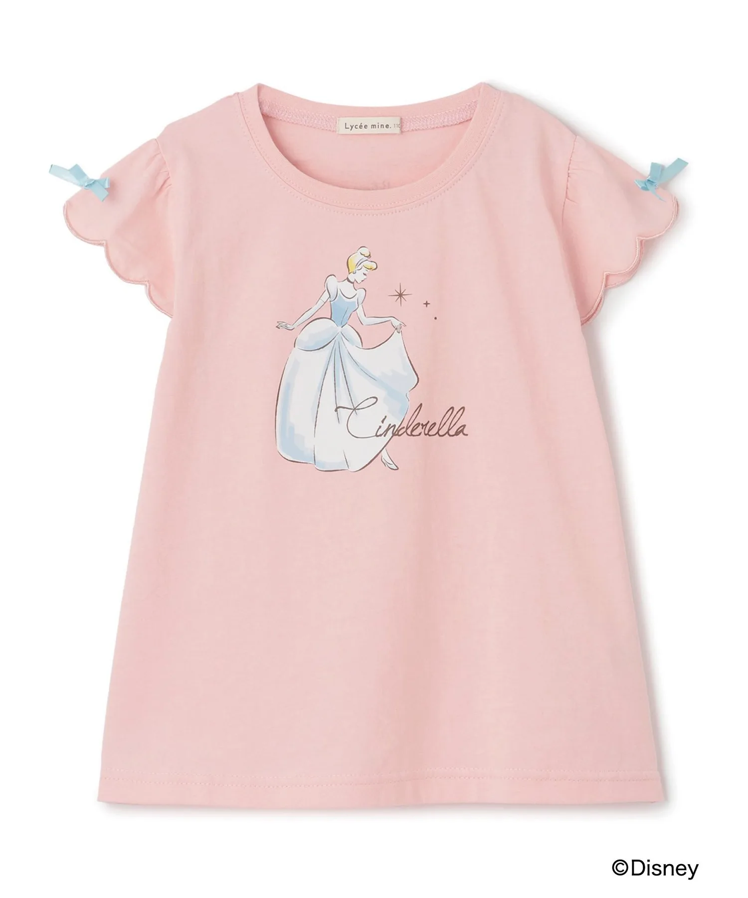 Детская футболка Disney с графикой Princess и Tinker Bell Lycee mine голубой — фото 3