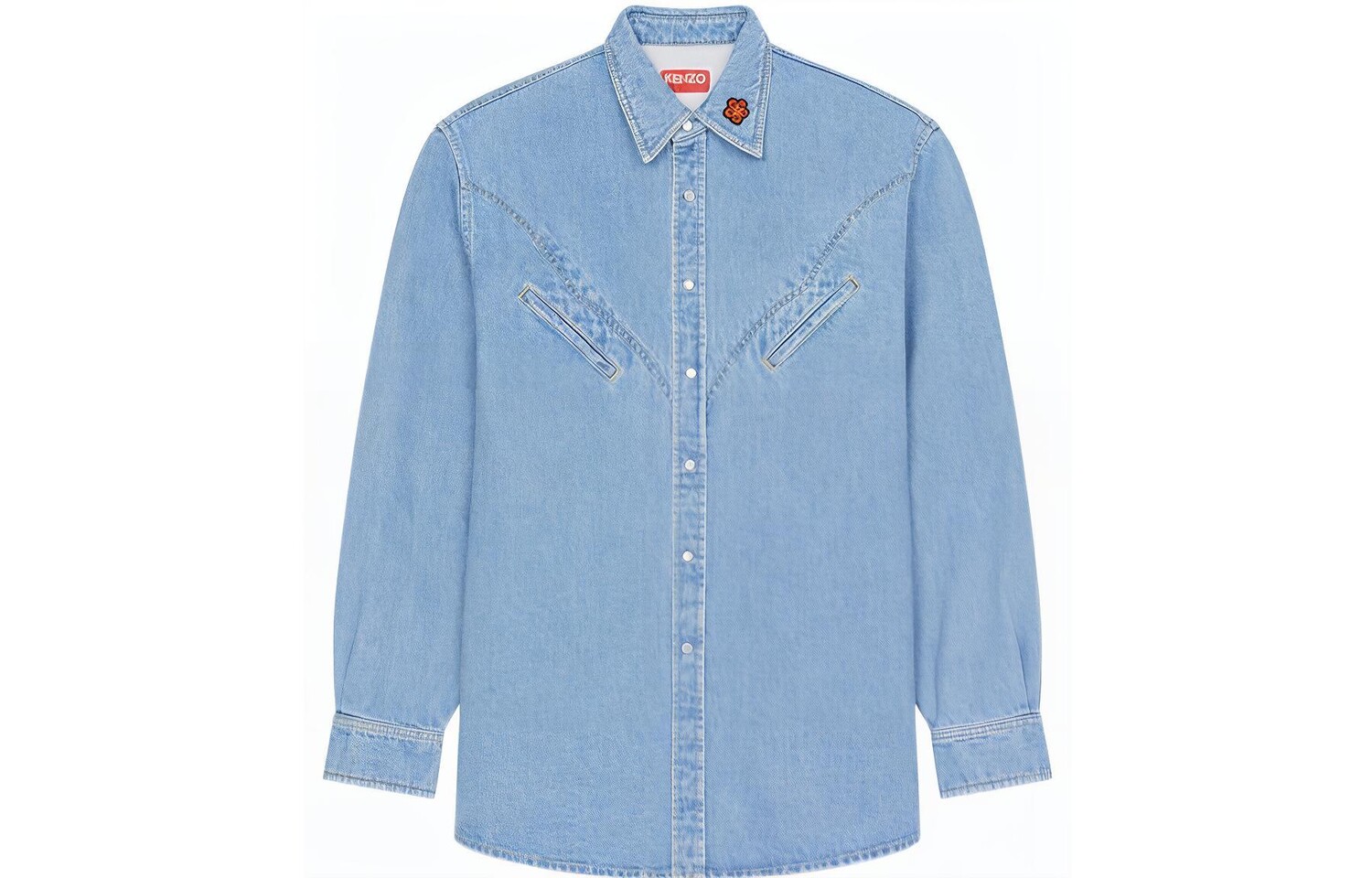 

Рубашка X Nigo Western Flower Limited Collection для мужчин, небесно-голубая Kenzo, голубой