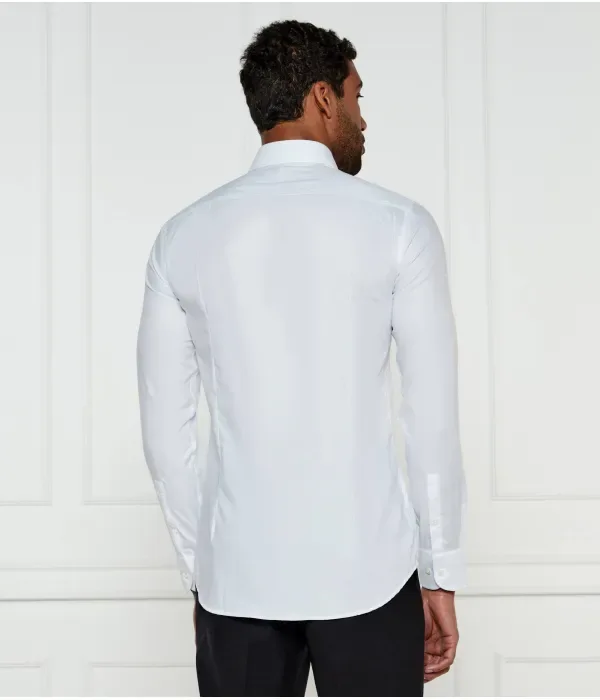 H-Hank-Spread-C1-222 футболка slim fit Boss, белый — фото 3