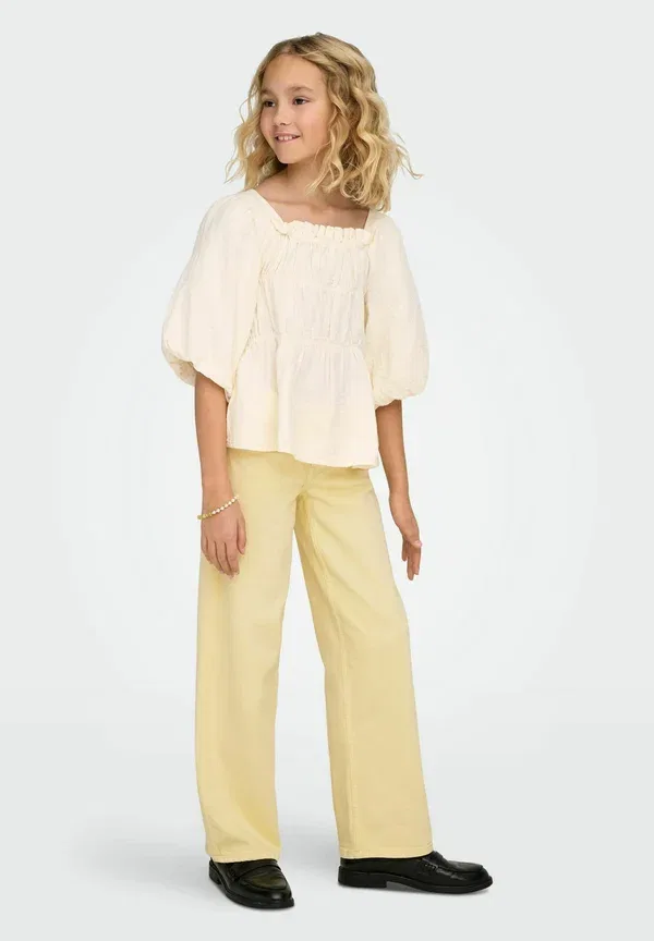 Джинсы свободного кроя Kogjudy O Wide Leg Fit, Only Girls, цвет солнечный свет