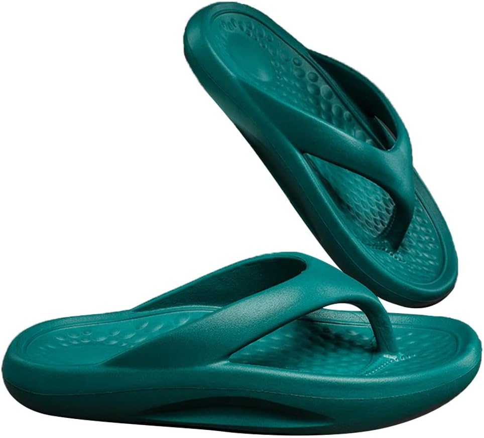 

Шлепанцы на платформе, тапочки для душа, сандалии-вьетнамки для мужчин и женщин Mtfbq, зеленый