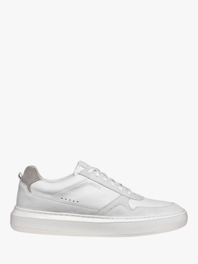 

Кроссовки на шнуровке с глубоким вырезом deiven Geox, цвет Off White/White