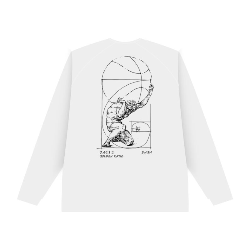 

Футболка унисекс Swish The Ball In, Светло-серый