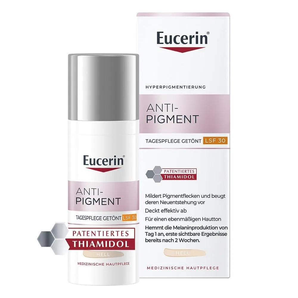 Крем для лица SPF30 EUCERIN Тонирующий дневной «Anti-Pigment» от