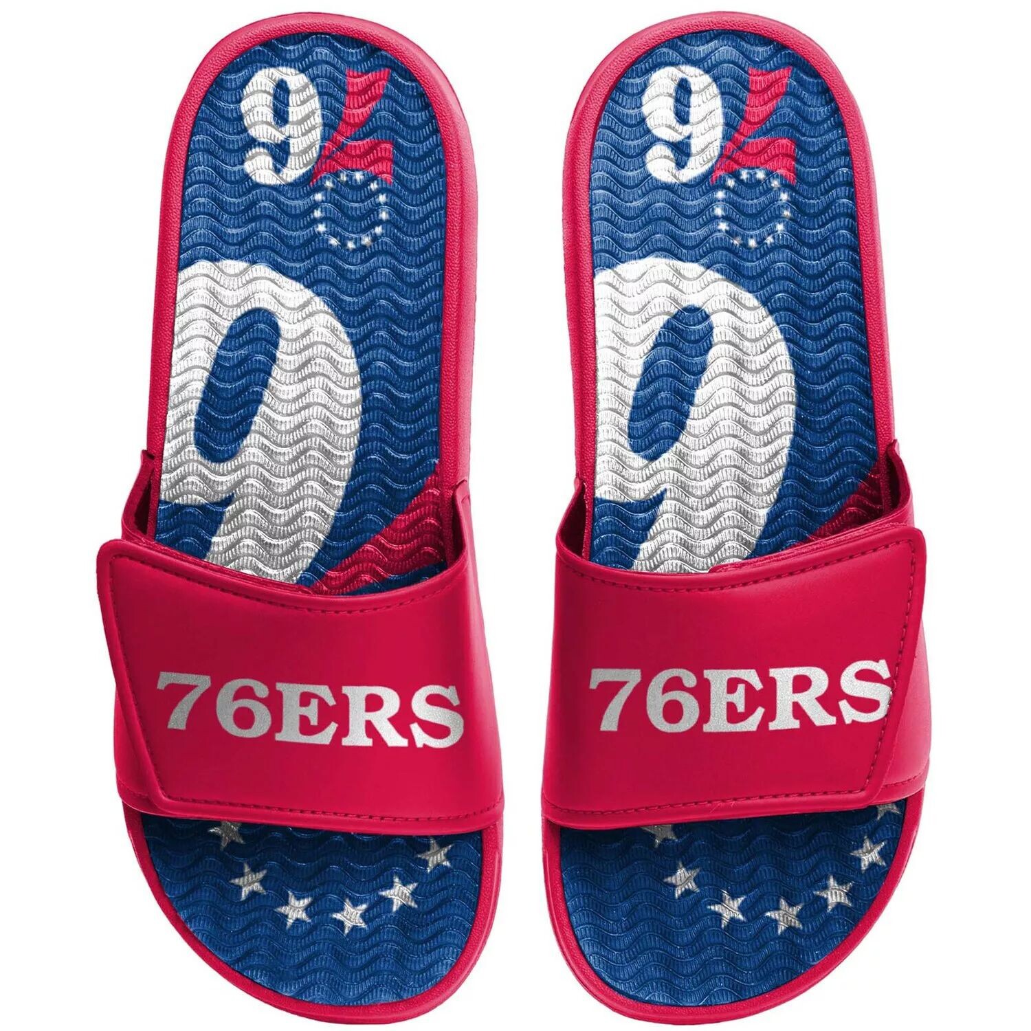 

Молодежные гелевые шлепанцы FOCO Philadelphia 76ers Unbranded