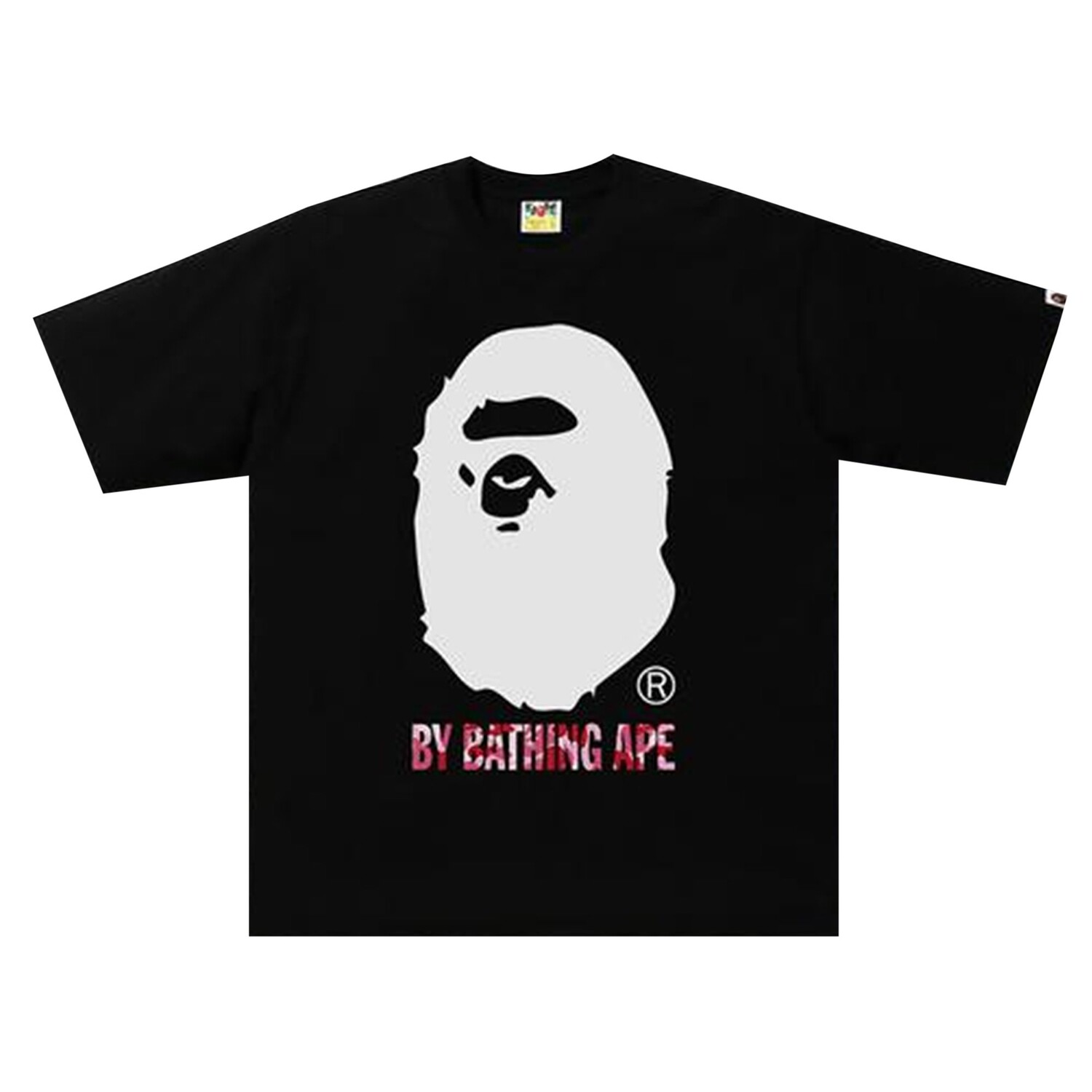 

Футболка BAPE ABC Camo RLX Черный/Розовый