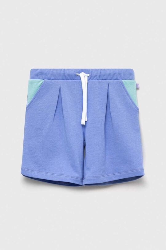 

Детские хлопковые шорты United Colors of Benetton, фиолетовый
