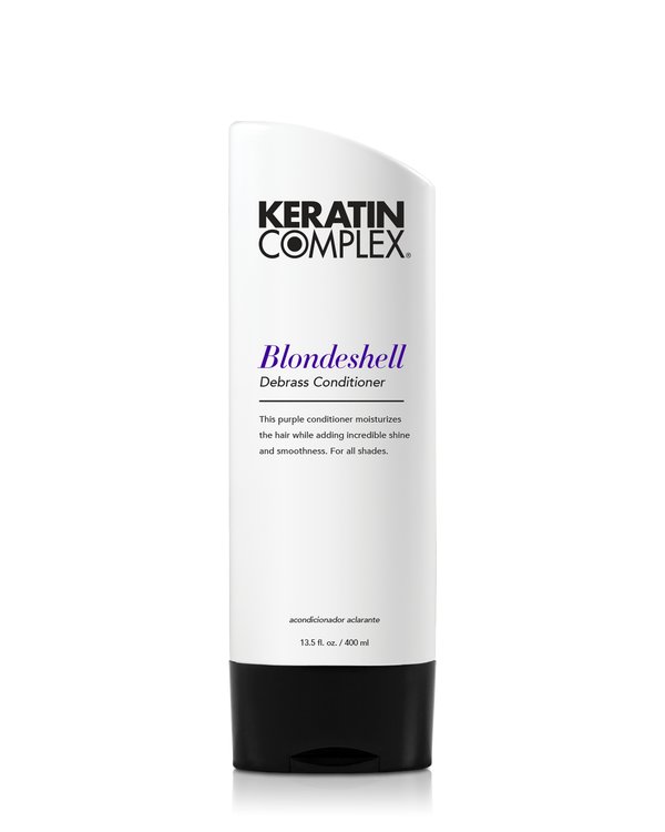 Кондиционер Keratin Complex Blondeshell Debrass - Фиолетовый кондиционер, увлажнение и придание блеска, 400 мл Inna marka — фото 2