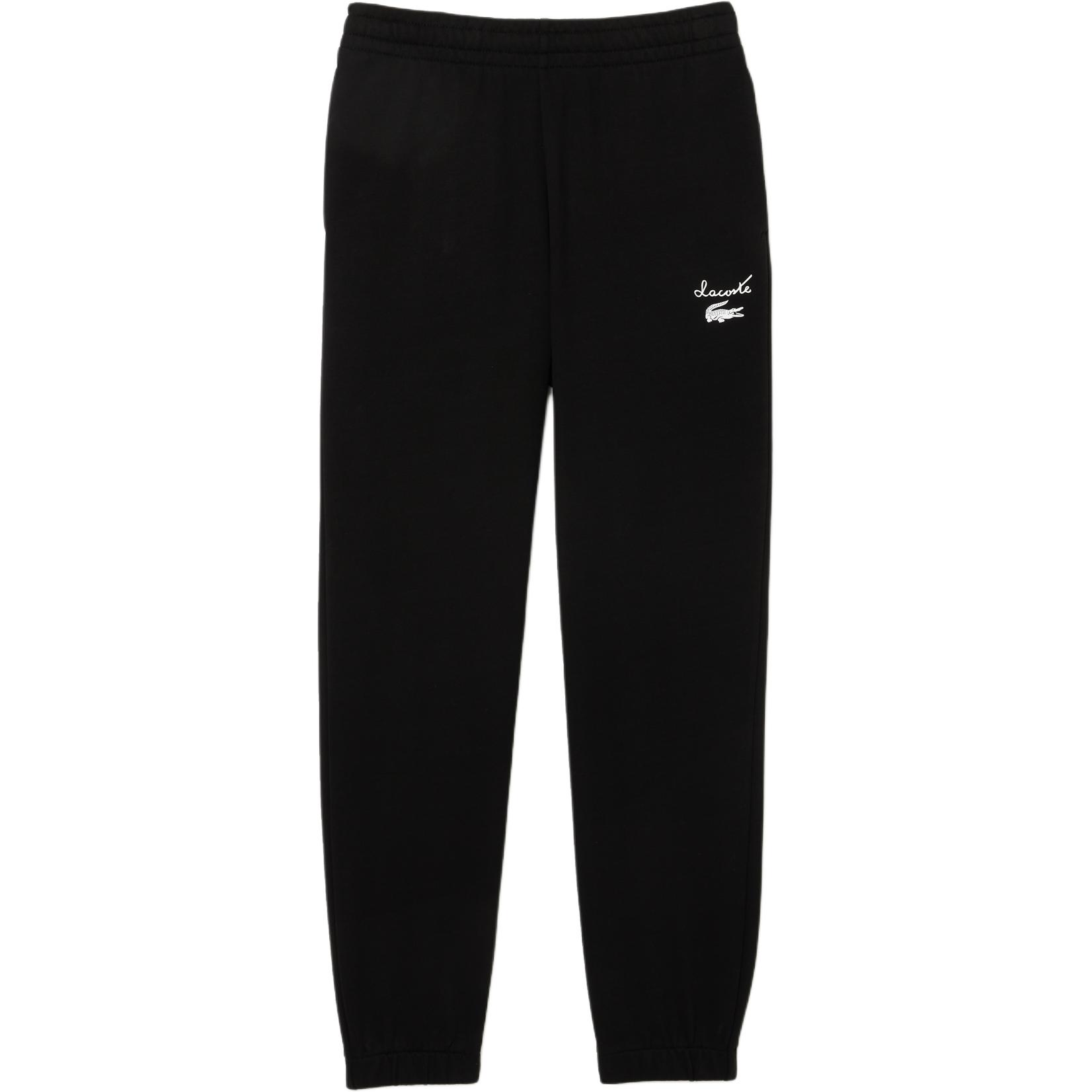 

LACOSTE Вязаные спортивные штаны женские черные