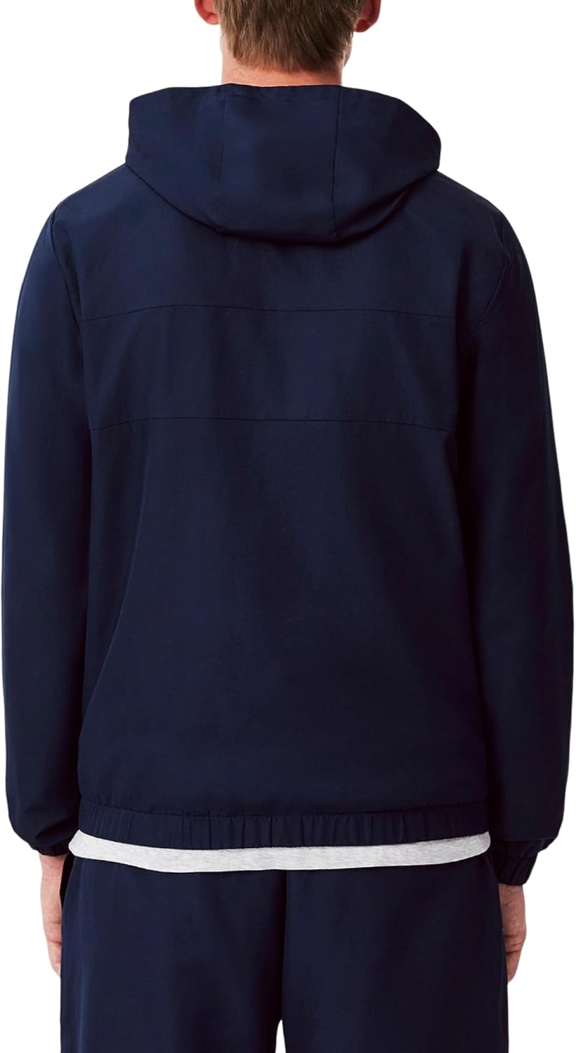 Lacoste мужская легкая производительная куртка на молнии, Navy Blue/Navy Blue/Navy — фото 3