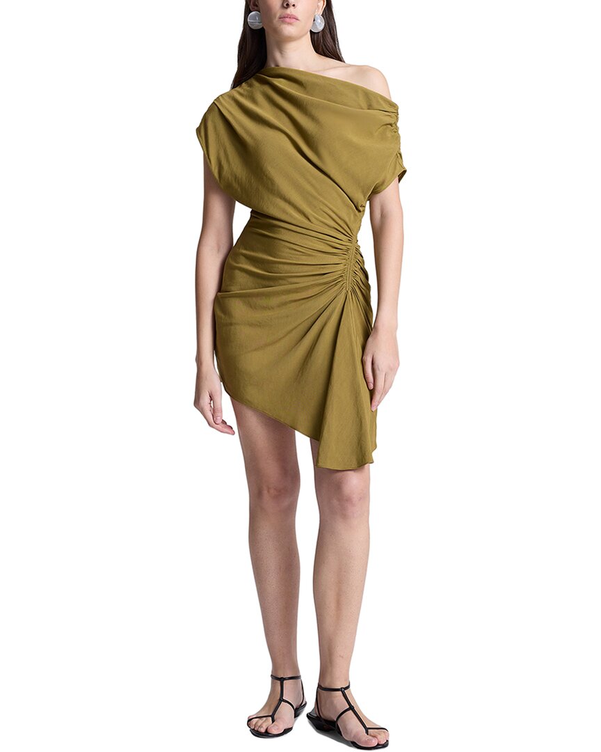 

A.L.C. Платье Poppy из льняной смеси, коричневый